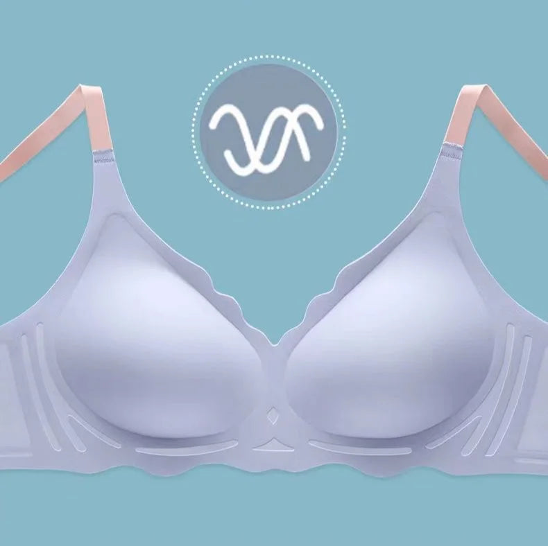 BH No Trace Top Women's Underwear No Steel Ring Pure Desire Comfortable Upper Support Sling Adjustable Beauty Back Bra for women