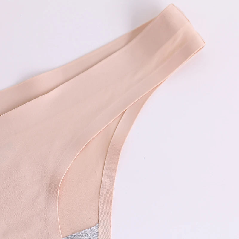 INTIMO SECRETS 3PCS Silk Satin Thongs – Sexy Seamless G-String Underwear for Women