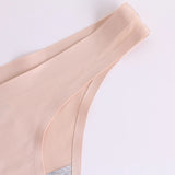 INTIMO SECRETS 3PCS Silk Satin Thongs – Sexy Seamless G-String Underwear for Women