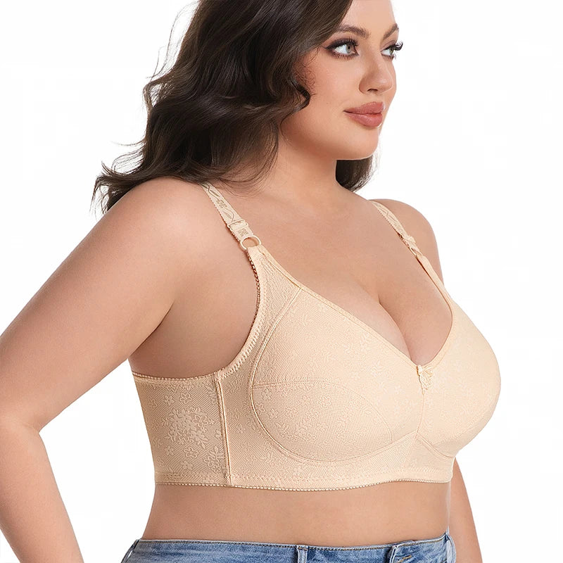 INTIMO SECRETS Plus Size Wireless Full-Coverage Bra – Soft & Breathable
