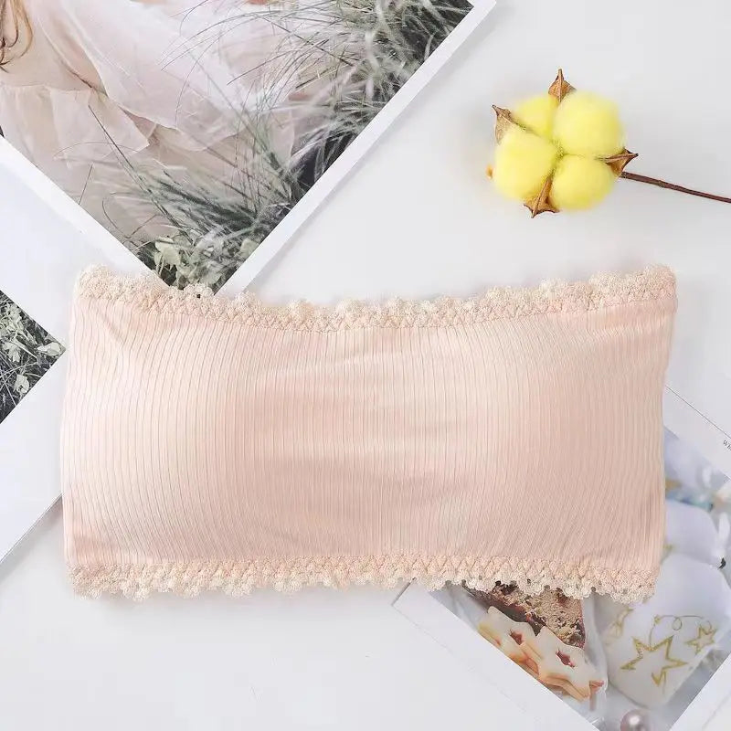 Sexy Strapless Lingerie for Women Tube Top Underwear Soild Color Seamless Invisible Bralette Female Backless Bras Crop Tank Top