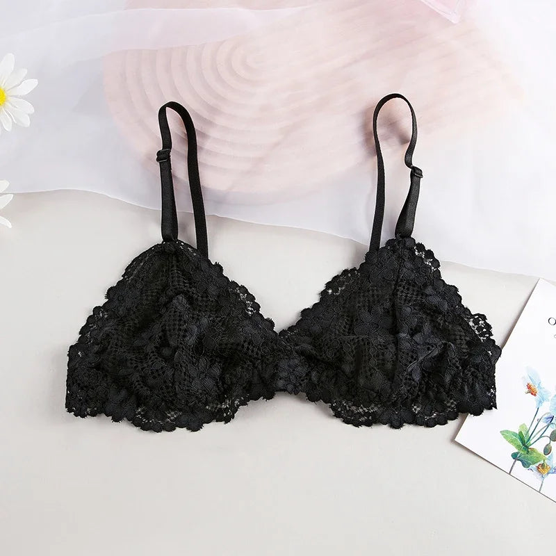 1Pcs Lace Bra For Woman Thin Transparent Sexy Underwear Female Lingerie Women's Bralette For Ladies NEW SALE
