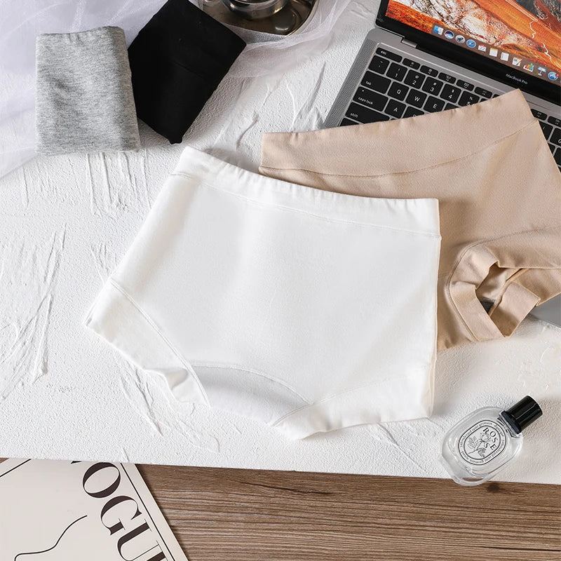 INTIMO SECRETS 3PCS Women’s Cotton Boxer Panties – Plus Size Lingerie