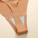 INTIMO SECRETS 4-Pack Women’s Seamless Ice Silk Thongs – Low-Waist, Stretchy G-String Panties