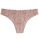 INTIMO SECRETS 3PCS Leopard Thongs – Seamless Satin G-String Underwear for Women