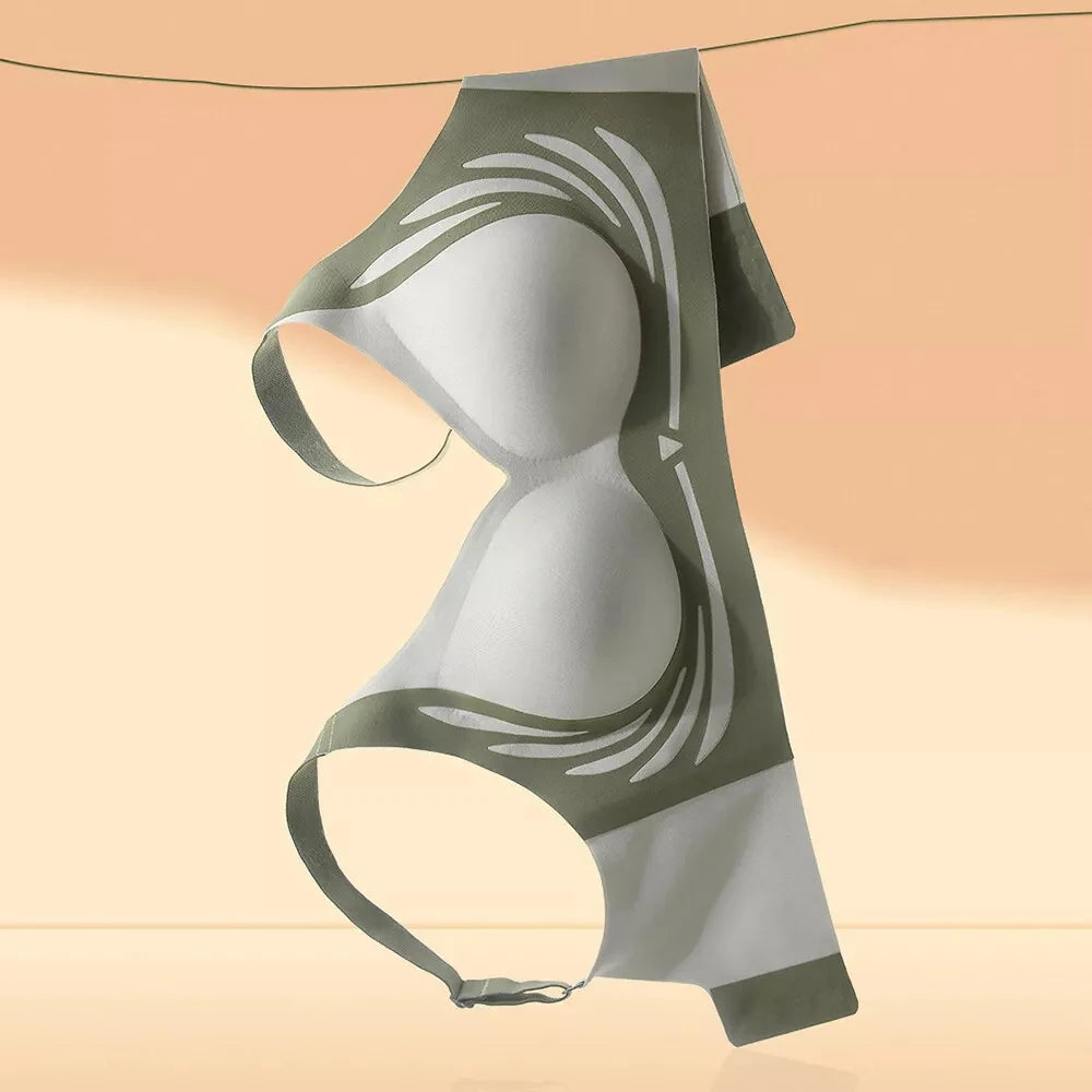 INTIMO SECRETS Women’s Plus Size Seamless Sports Push-Up Bra – Comfortable Supportive Bralette