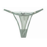 INTIMO SECRETS Transparent Mesh G-String – Soft Low-Rise Sexy Thong & Breathable Daily Lace Lingerie