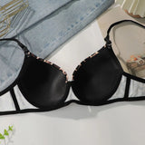 INTIMO SECRETS Leopard Print Push-Up Bra – B C Cup Comfortable