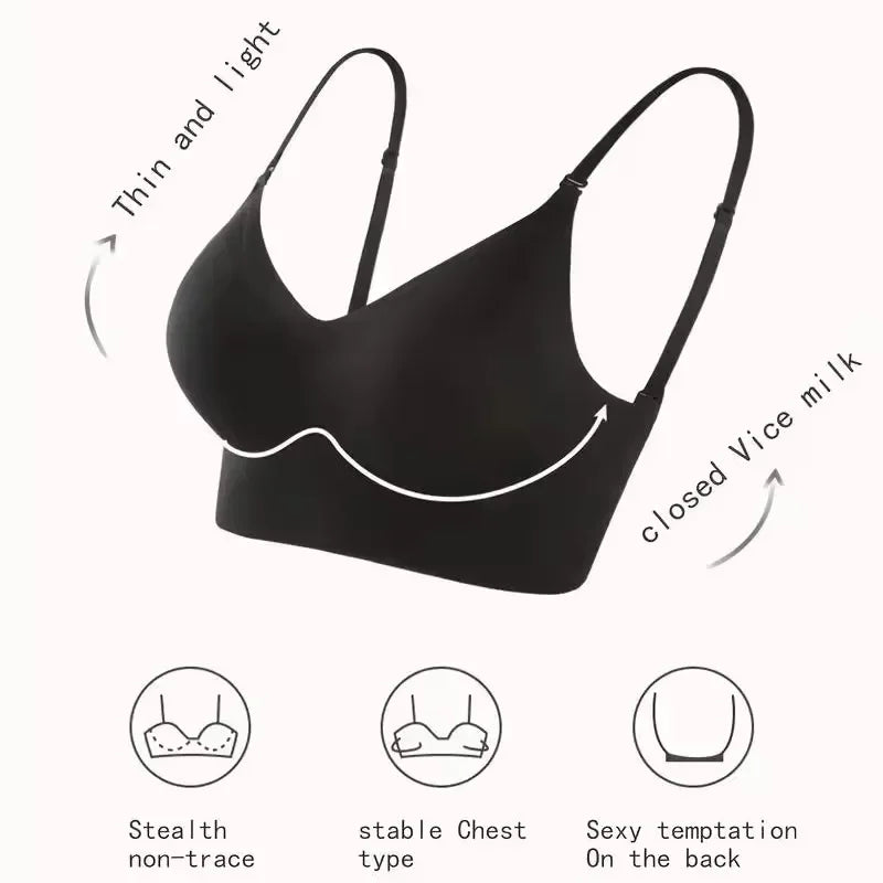INTIMO SECRETS Backless Deep U Push-Up Bra – Strapless Lingerie