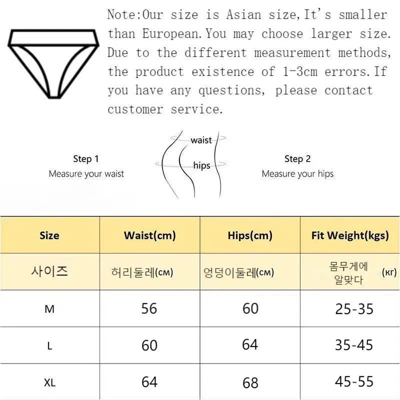 3Pcs/set Women's Panties Cotton Sports Briefs Middle Waist Solid Color Underwear Soft Breathable Underpants Female Sexy Lingerie