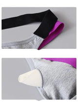 INTIMO SECRETS Cross-Back Wire-Free Sports Bra – Seamless & Shock-Resistant