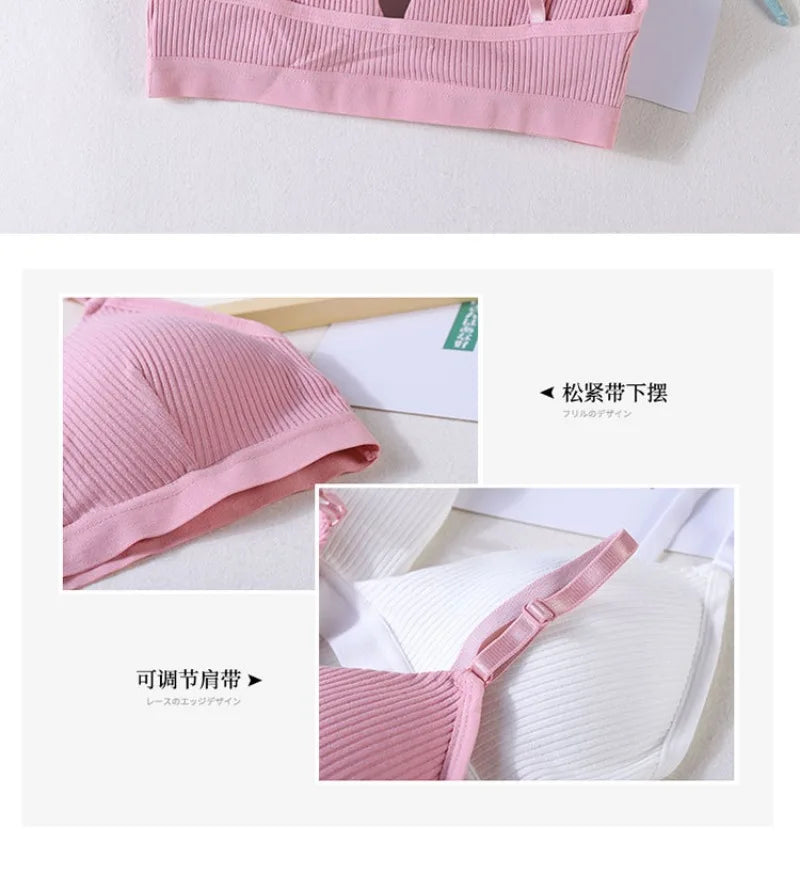 INTIMO SECRETS Women’s Triangle Cup Yoga Sports Bra – Adjustable Beauty Back Vest