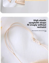 Summer Hit Low Cut Backless Pure Cotton Wrap Chest Bra Women's Sexy Interest Triangle Cup Strapless Underwear Intimate Apparel