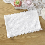 Lace Bras Top Breathable Invisible Strapless Chest Sexy Tube Top Underwear Brassiere Womens Push Up Invisible Bra Wire Free Bra