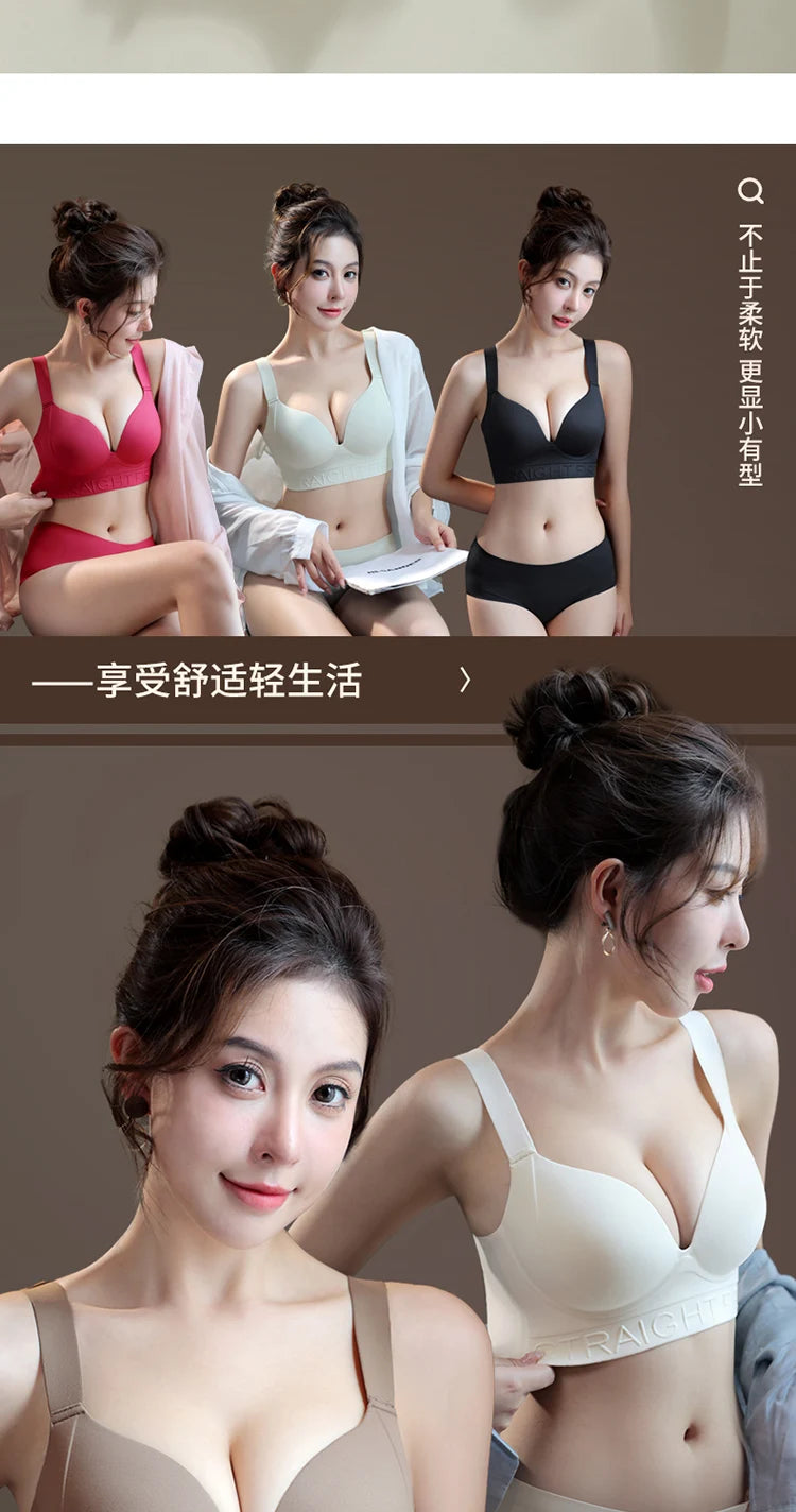 INTIMO SECRETS Adjustable Seamless Plus-Size Bra – Thin Beautiful Back