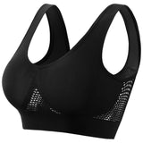 INTIMO SECRETS Wireless Sports Bra – Seamless Push-Up Crop Top