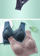 INTIMO SECRETS Wireless Lace Bra – Large Size Summer Bralette for Women