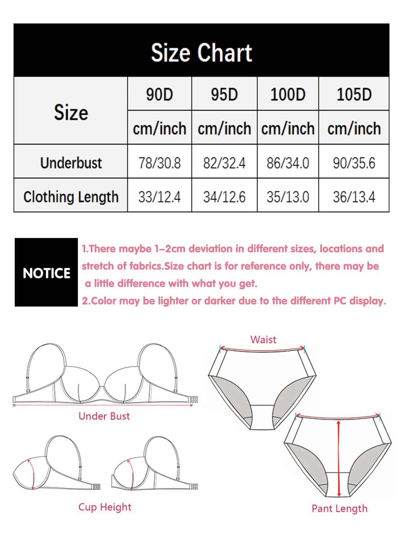 INTIMO SECRETS Plus Size Front Closure Bra – Wireless Full Coverage Minimizer