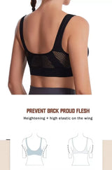 INTIMO SECRETS Seamless Push-Up Mesh Bra – Breathable Sports Bralette
