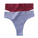 INTIMO SECRETS 2PCS Sexy Thongs – Seamless G-String Underwear for Women