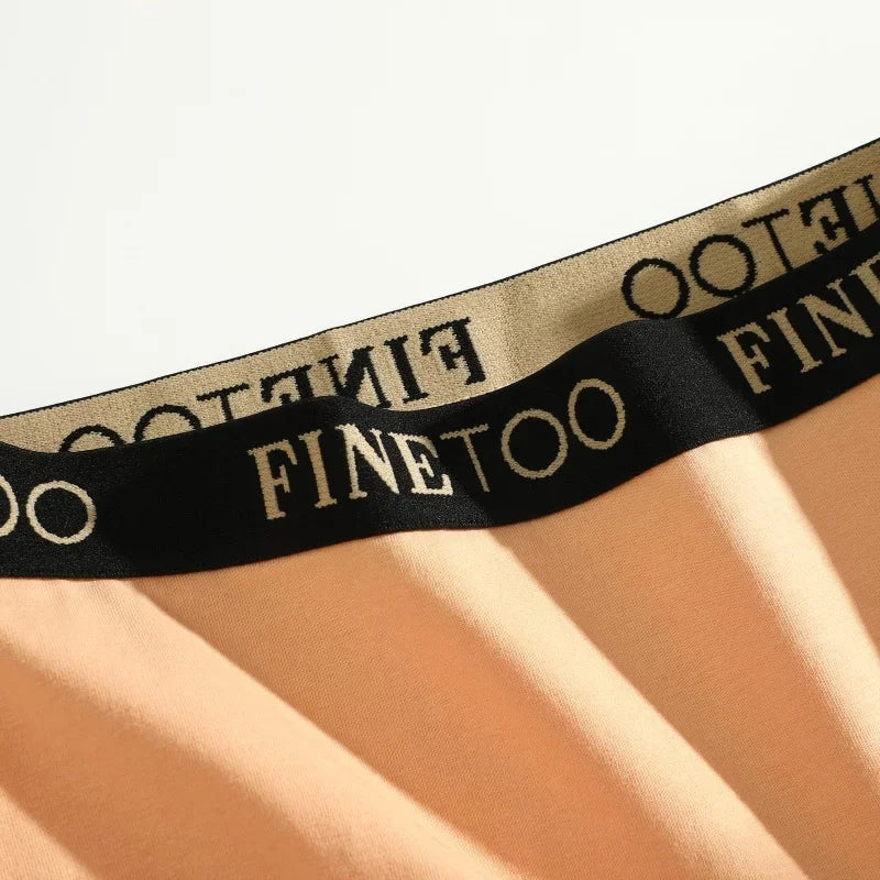 Finetoo 3Pcs Women's Cotton Briefs Women Seamless Plus SizePanties Breathable Underwear Female Low Waist Soft Lingerie S-XXL