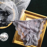 INTIMO SECRETS Adjustable Lace Thong - Sexy Transparent Half-Wrap T-Back