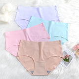 INTIMO SECRETS Plus Size Women’s Panties – Breathable Silk Satin 4PCS