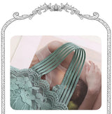 INTIMO SECRETS Women’s Plus-Size Lace Lounge Bra – Quick-Dry, Stretch, Solid Color