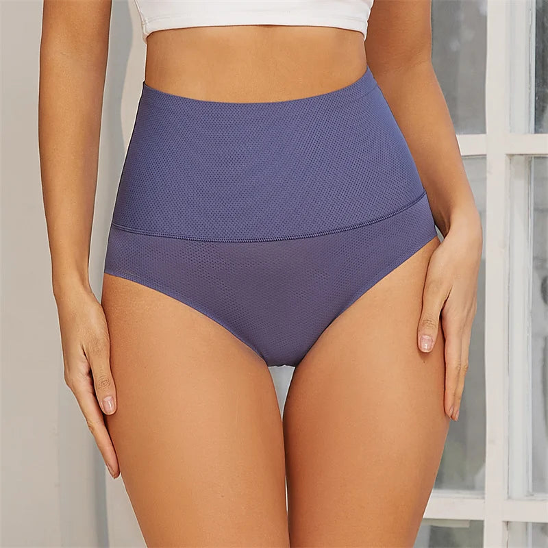 INTIMO SECRETS Women’s Seamless High-Rise Shapewear Briefs – Slimming & Breathable
