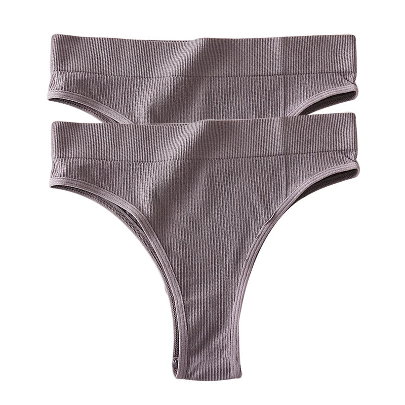 INTIMO SECRETS 2PCS Sexy Thongs – Seamless G-String Underwear for Women