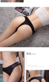 INTIMO SECRETS Women’s Ice Silk G-String – Ultra-Thin Seamless Low-Waist Thong