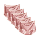 INTIMO SECRETS 5-Pack Women’s Silk Blend Mid-Rise Briefs – Soft & Comfortable