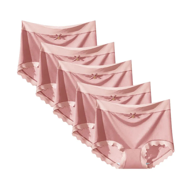 INTIMO SECRETS 5-Pack Women’s Silk Blend Mid-Rise Briefs – Soft & Comfortable