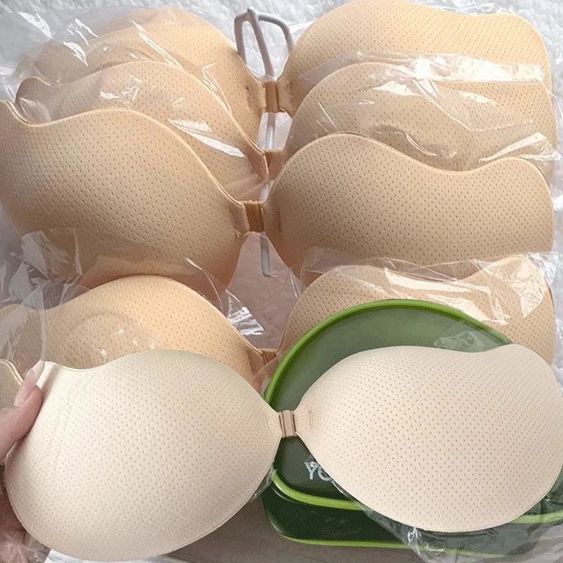 INTIMO SECRETS Mango-Shaped Silicone Nipple Covers – Self-Adhesive Invisible Push-Up Strapless Bra