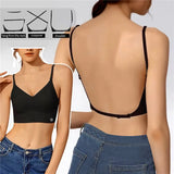 INTIMO SECRETS Deep U Plunge Backless Bra - Invisible Push Up Linge