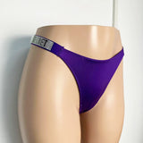 INTIMO SECRETS Rhinestone Thongs – Sexy Low-Waist G-String Underwear for Women
