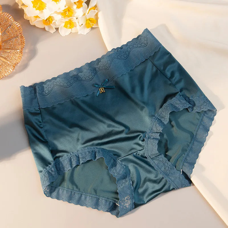 INTIMO SECRETS Women’s Lace Panties – Plus Size High Waist Sexy Lingerie M-XL