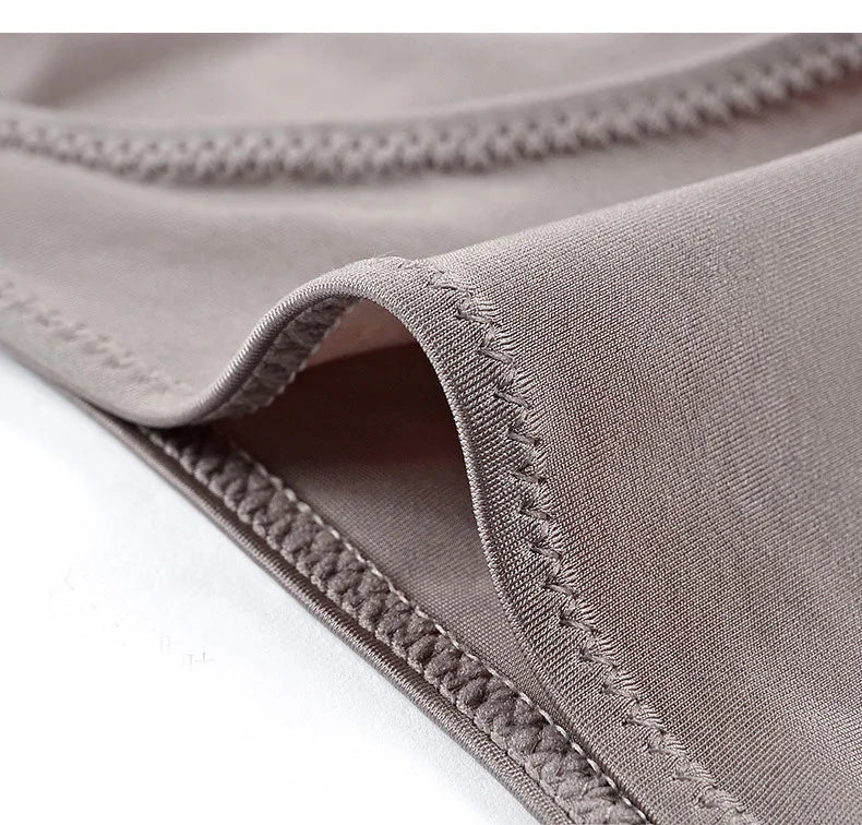 INTIMO SECRETS Ice Silk Thongs – Seamless Low-Waist G-String Underwear for Women