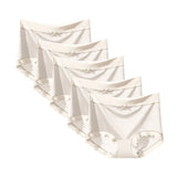 INTIMO SECRETS 5-Pack Women’s Silk Blend Mid-Rise Briefs – Soft & Comfortable