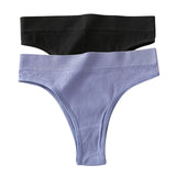 INTIMO SECRETS 2PCS Sexy Thongs – Seamless G-String Underwear for Women
