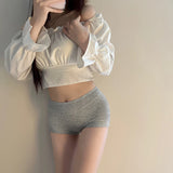 INTIMO SECRETS 3PCS Women’s Cotton Boxer Panties – Plus Size Lingerie