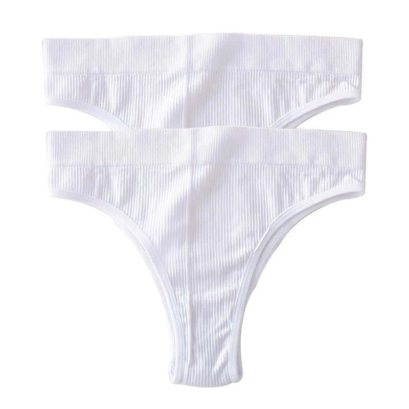 INTIMO SECRETS 2PCS Sexy Thongs – Seamless G-String Underwear for Women
