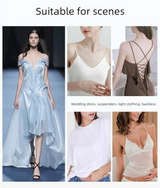 INTIMO SECRETS Women’s Round Cup Chest Patch – Front Button Push-Up Small Chest Enhancer, Invisible Wedding Bra