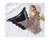 INTIMO SECRETS Adjustable Lace Thong - Sexy Transparent Half-Wrap T-Back