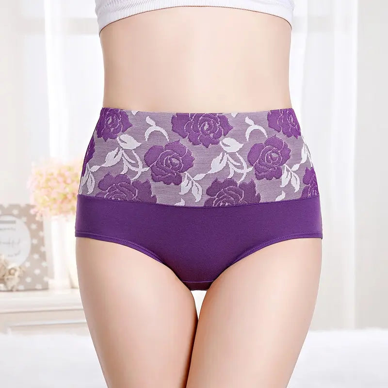 INTIMO SECRETS 3PCS Cotton Panties – Plus Size Women L-5XL Seamless Lingerie