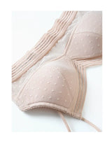 INTIMO SECRETS U-Shaped Backless Lace Bra – Wireless Invisible Lingerie