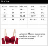 Seamless Letter Print Push Up Bras for Women Without Steel Rings Trendy Underwear Anti-Slip Small Chest Bra Adjustable Straps