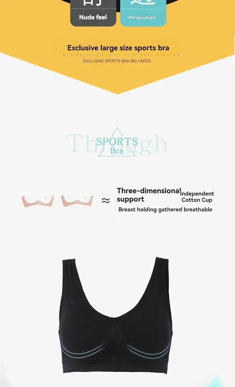 INTIMO SECRETS Women’s Seamless Push-Up Sports Bra – Breathable Active Corset