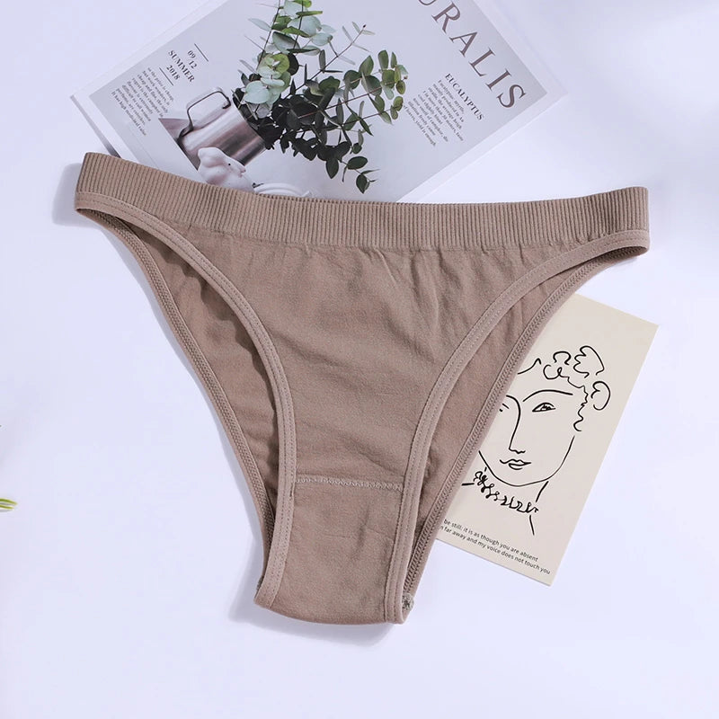 INTIMO SECRETS 7-Pack Women’s Seamless Thong & Brief Panties Set