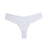 INTIMO SECRETS Cotton Lace G-String – Sexy Women’s Thong Panties S-XL